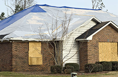 Our full range of restoration services includes roof repair, replacement windows and other damage repair.